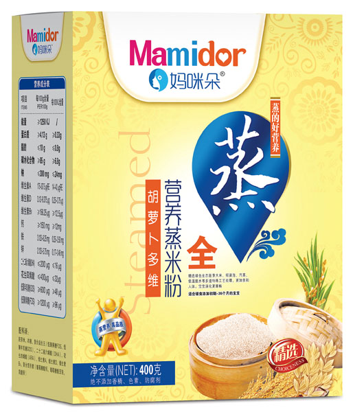 媽咪朵胡蘿卜多維營養(yǎng)蒸米粉