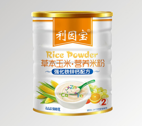 利因?qū)殢娀F鋅鈣配方草本玉米米粉2段