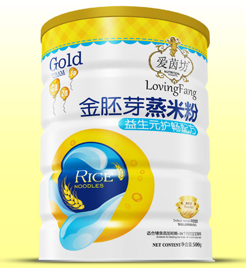 愛茵坊益生元護暢金胚芽蒸米粉鐵聽