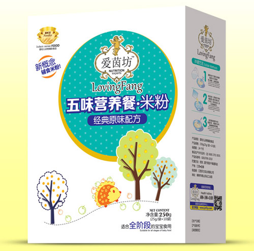 愛(ài)茵坊經(jīng)典原味五味營(yíng)養(yǎng)餐米粉盒裝
