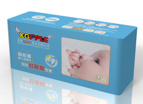 屁屁樂(lè)超極薄紙尿片M碼36片