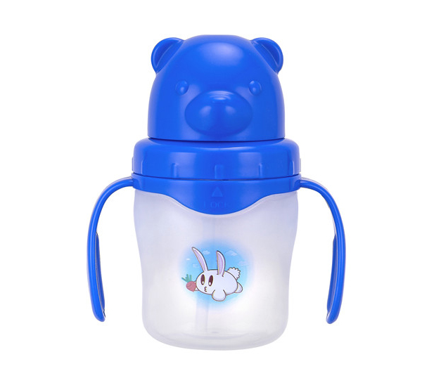丘比兔藍色卡通飲水杯270ml