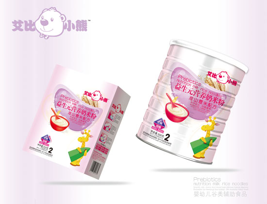 艾比小熊淮山薏米益生元營(yíng)養(yǎng)奶米粉