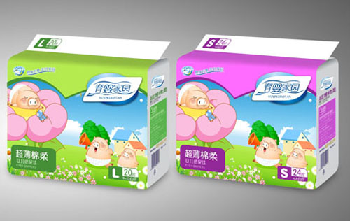 育嬰家園超薄棉柔嬰兒紙尿褲L碼20片