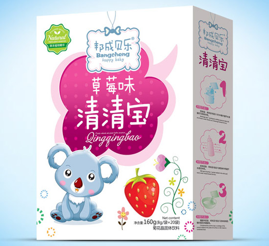 邦成貝樂清清寶盒裝草莓味