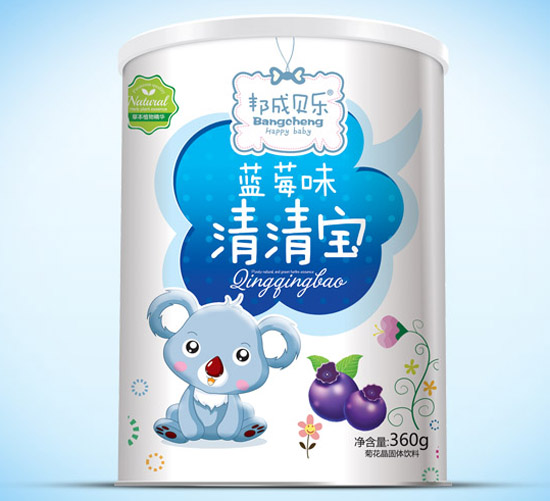 邦成貝樂(lè)清清寶紙聽(tīng)藍(lán)莓味