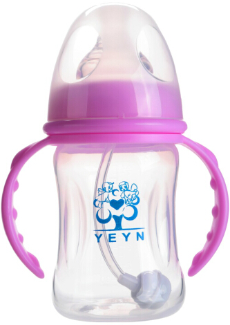 優(yōu)兒優(yōu)女240ml寬口有柄自動PP奶瓶