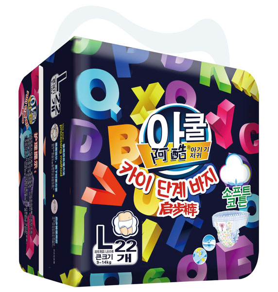 阿酷超級(jí)薄嬰兒啟步褲L22片