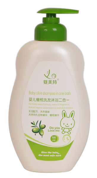 嬰美特嬰兒橄欖洗發(fā)沐浴二合一500ml