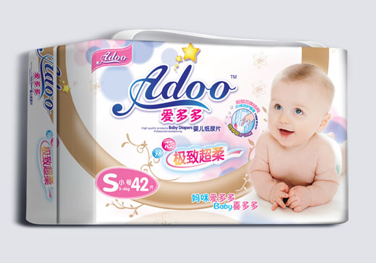 愛多多極致超柔嬰兒紙尿片S碼42片