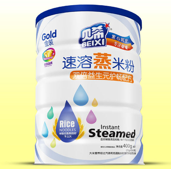 貝希雙倍益生元護(hù)暢速溶蒸米粉鐵聽(tīng)