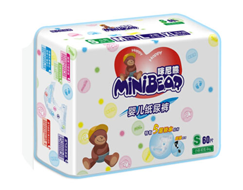 咪尼熊嬰兒紙尿褲S碼60片