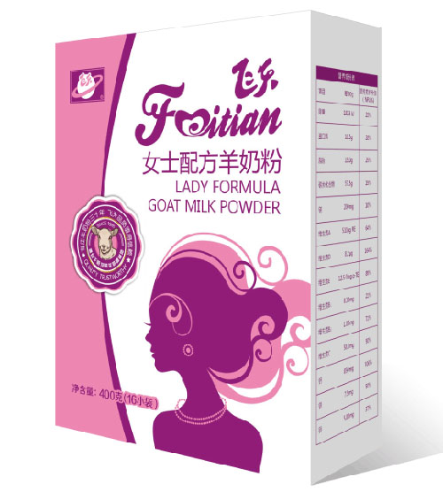 飛天女士配方羊奶粉400g盒裝