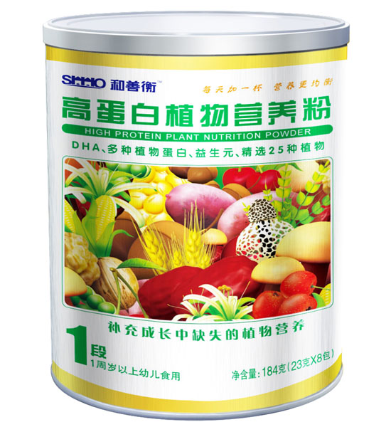 和善衡高蛋白植物營養(yǎng)粉1段184g