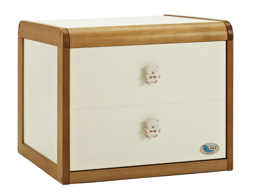 海豚星雙色組合床頭柜