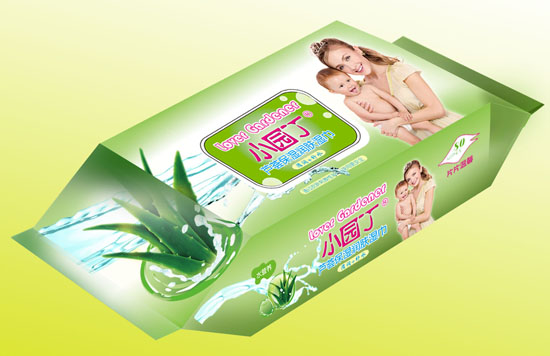 小園丁蘆薈保濕潤(rùn)膚濕巾80片蓋裝