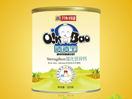 開心利康強化鐵鋅鈣清清寶聽裝