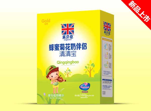 英貝臣清清寶盒裝蜂蜜菊花奶伴侶