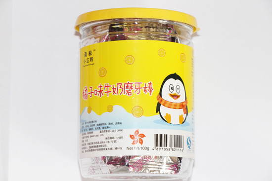 南極小企鵝橘子味磨牙棒