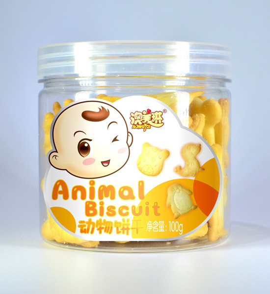 澳美琪香蕉味動物餅干