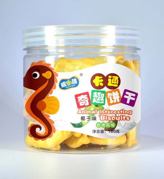 威樂佳動物餅干椰子味