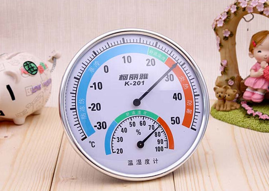 柯麗雅兩用室內(nèi)溫濕度計(jì)掛孔式