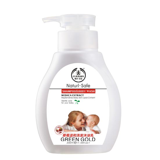 貝比草莓溫和洗沐二合一200ml