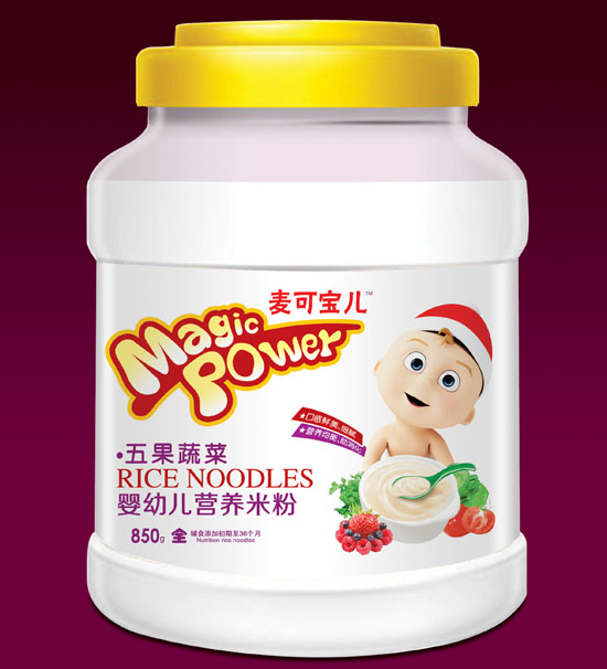 麥可寶兒五果蔬菜營養(yǎng)嬰幼兒營養(yǎng)米粉