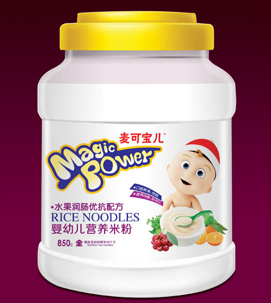 麥可寶兒水果潤(rùn)腸優(yōu)抗嬰幼兒營(yíng)養(yǎng)米粉