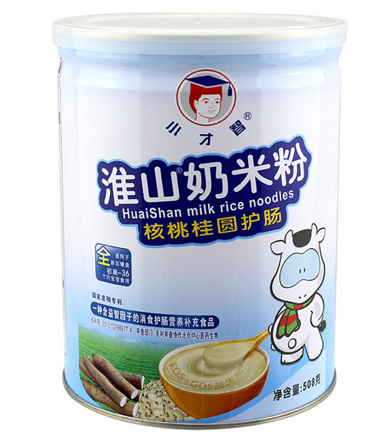 小才智核桃桂圓護腸淮山奶米粉