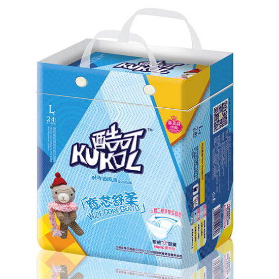 酷可時尚超級薄嬰兒紙尿褲L碼24片小包
