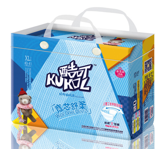 酷可時(shí)尚超級薄嬰兒紙尿褲XL碼44片大包