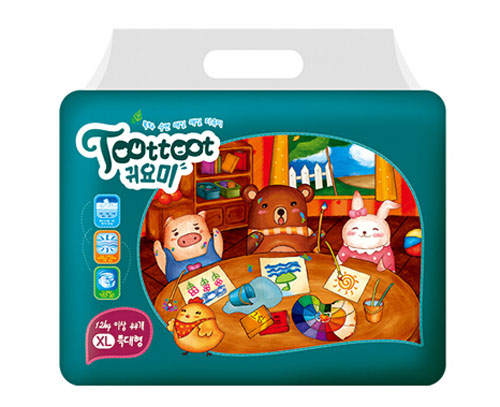 迪優(yōu)米超薄干爽嬰兒紙尿褲XL碼44片裝