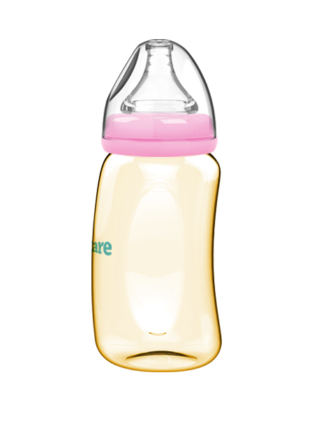 伊斯卡爾260mlPPSU企鵝哺乳瓶(紅)