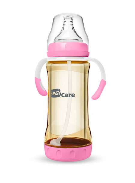 伊斯卡爾220mlPPSU安全玻璃自動奶瓶(紅)