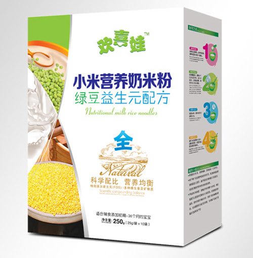 歡喜娃綠豆益生元配方小米營(yíng)養(yǎng)奶米粉