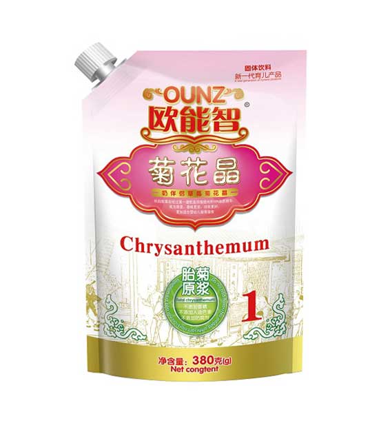 歐能智袋裝奶伴侶草莓菊花晶