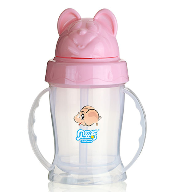 貝嬰奇雙耳自動學(xué)飲水杯
