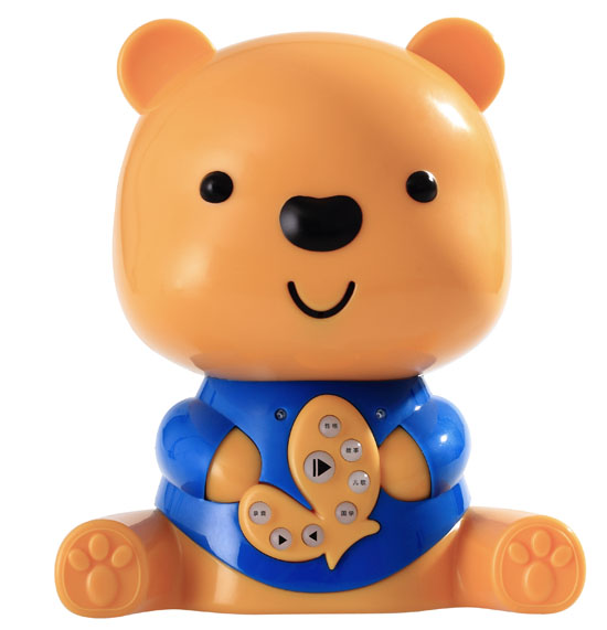 樂琪小熊哈彼早教故事機(jī)藍(lán)色