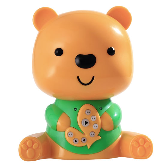 樂琪小熊哈彼早教故事機(jī)綠色