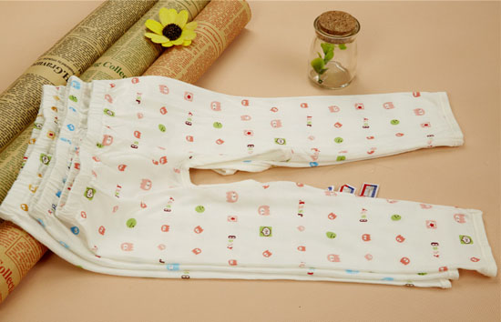 金色小魚麻塞爾纖維單面小魚開檔褲