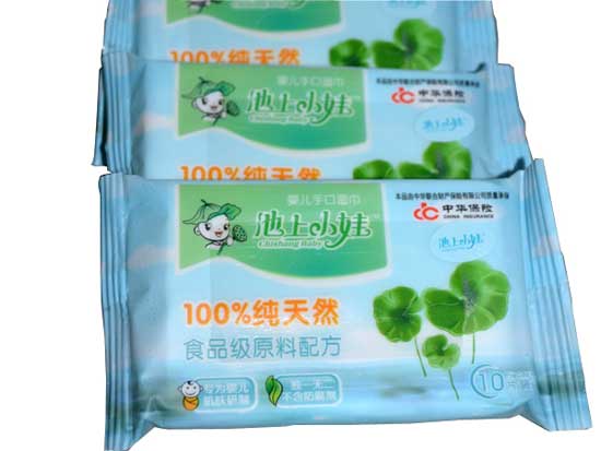 池上小娃手口濕巾膠貼10片