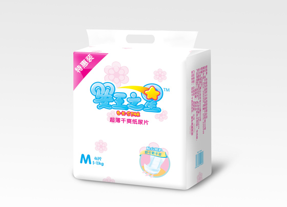 嬰王之星超薄干爽尿片M
