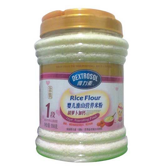 得力素胡蘿卜加鈣嬰兒淮山營養(yǎng)米粉