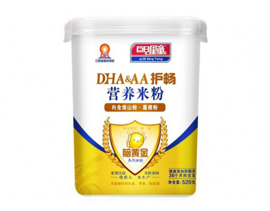 巨日星童護(hù)暢型淮山粉+葛根粉腦黃金營(yíng)養(yǎng)米粉