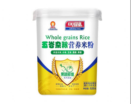 巨日星童果蔬多維型五谷雜糧粉營養(yǎng)米粉