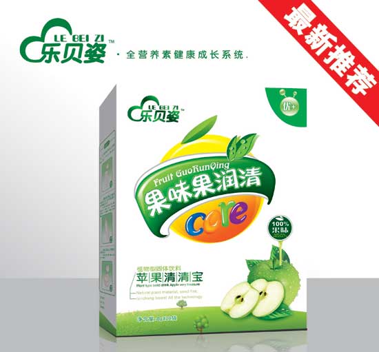 樂(lè)貝姿蘋果果味清清寶