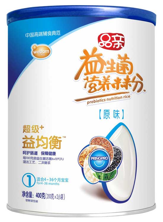 品親超級+益均衡營養(yǎng)米粉