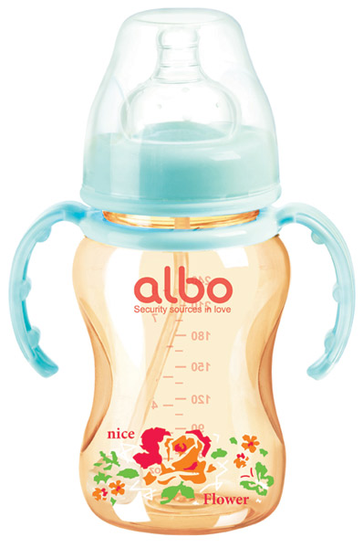 愛(ài)樂(lè)寶230mlPPSU寬口自動(dòng)奶瓶藍(lán)