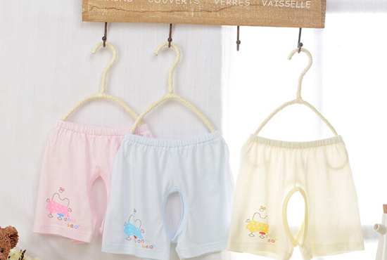 安米小熊竹纖維大眼娃開(kāi)檔短褲A1963